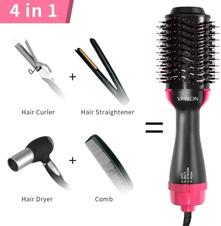 Shenish™ 4-in-1  Blow Hair Dryer - Volumizer Brush, Straightening & Curl